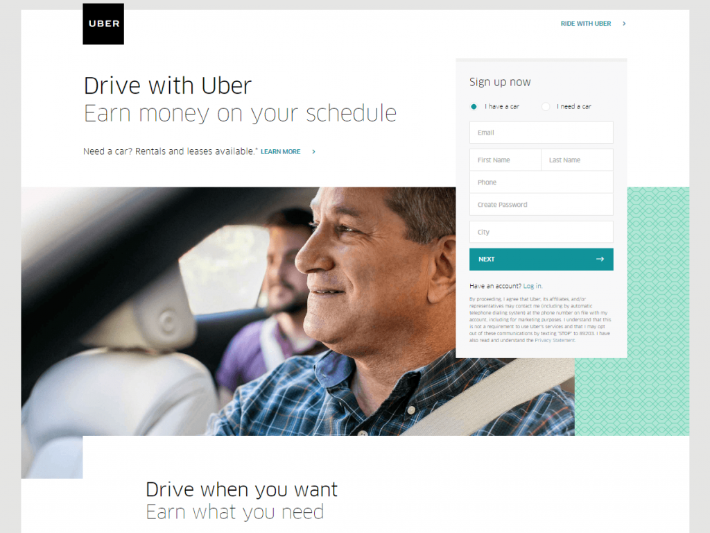 Uber advertisemen