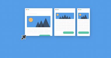 responsive design for social media post